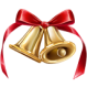 Click to enlarge Bells with Ribbon