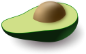 Click to enlarge Avocado Clip Art