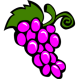 Click to enlarge Bundle of Grapes Image