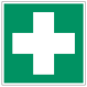 Click to enlarge Green First Aid Station Safety Sign