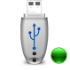 Click to enlarge USB Flash Drive ON Image
